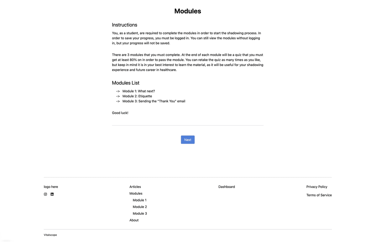 Complete Modules